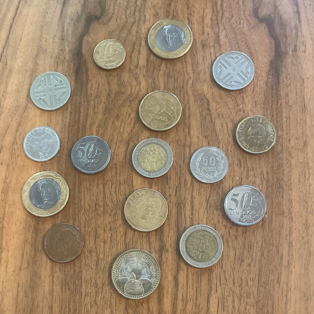 Colombian Pesos 🇨🇴 & Brasilian Real, Centavos🇧🇷